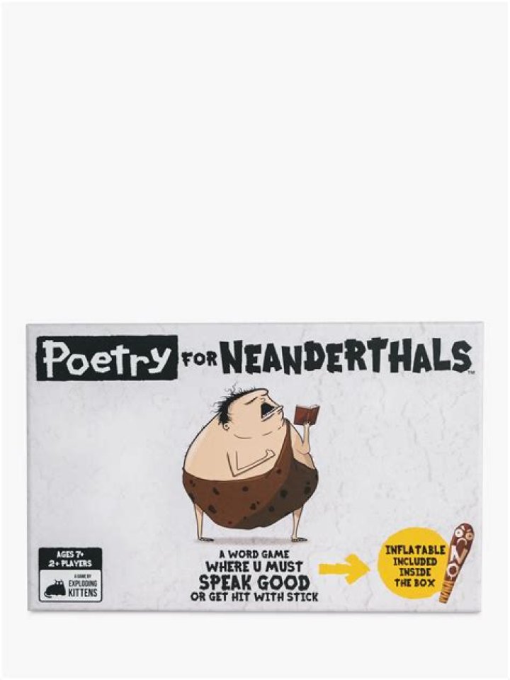 How to play Poetry for Neanderthals | Official Game Rules