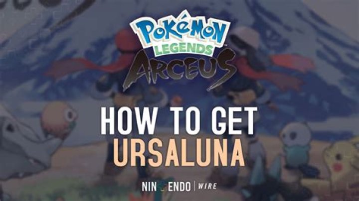 How To Ride Ursaluna In Pokemon Legends Arceus?
