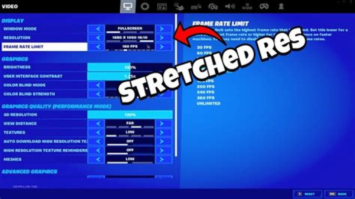 How To Set Up Stretched Resolution in Fortnite and What's The Benefit