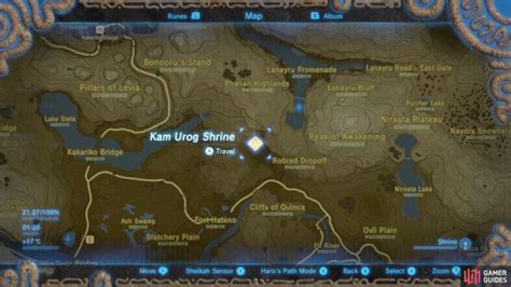Kam Urog Shrine - Hateno Region - Towers and Shrines | The Legend of Zelda: Breath of the Wild