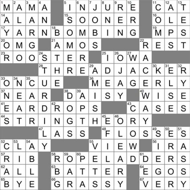 Key in a macro Crossword Clue