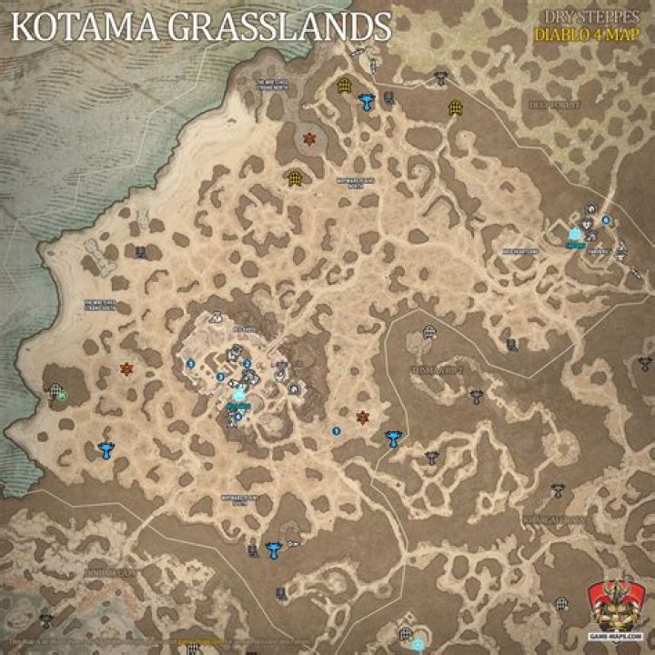 Kotama Grasslands Map for Diablo 4