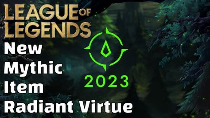 League of Legends New Mythic Item 'Radiant Virtue': Passive, Stats, and More