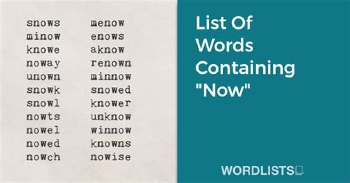 List of Words Containing 'own'