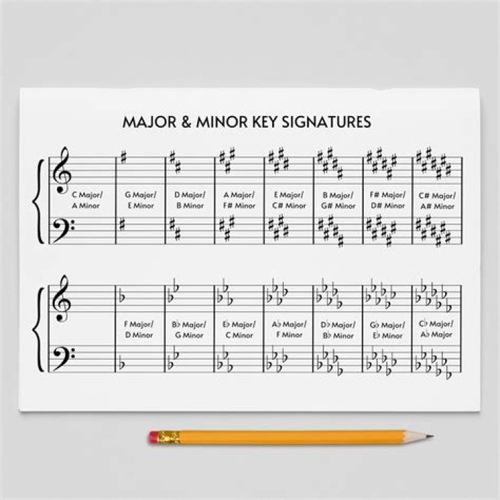 Major and Relative Minor Key Signatures Quiz