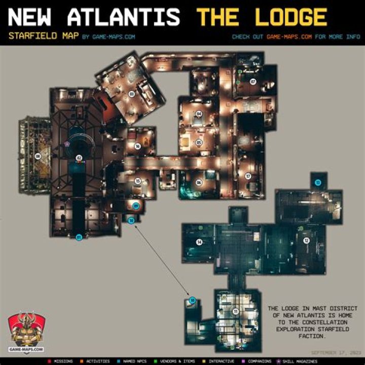 MAST Building in New Atlantis Map Starfield