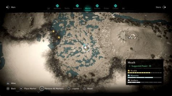 Meath Church Cursed Symbol - AC Valhalla Wrath Of Druids