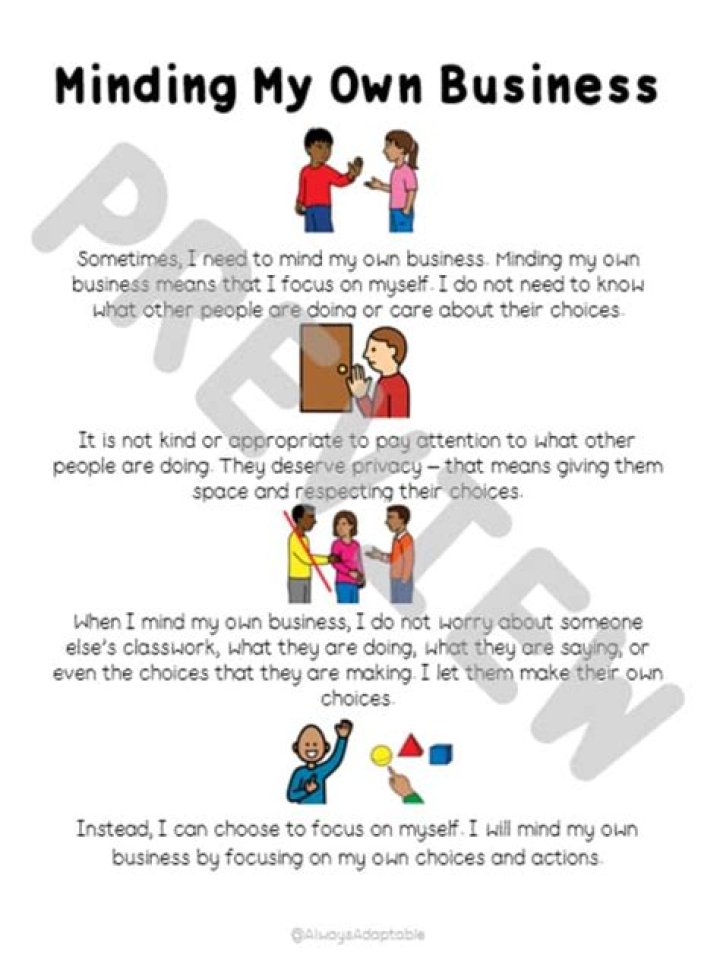 Minding Your Own Business Puzzle Solutions