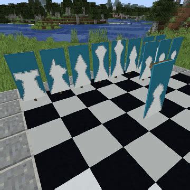Minecraft Chess Pieces Banners : Gamer Geeks