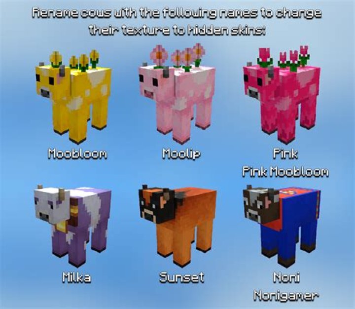 Minecraft Cows