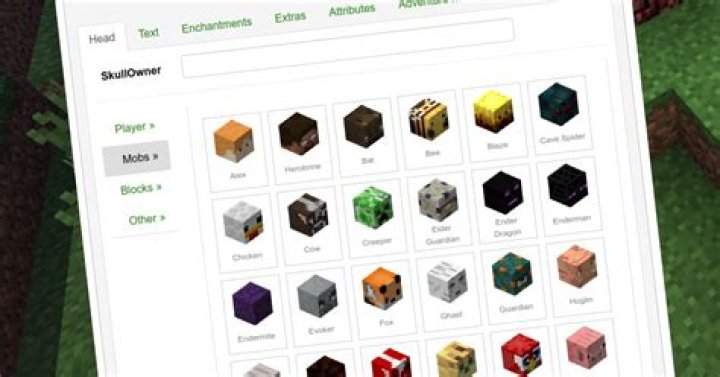 Minecraft : Player Heads(Give Command Generator) : Gamer Geeks