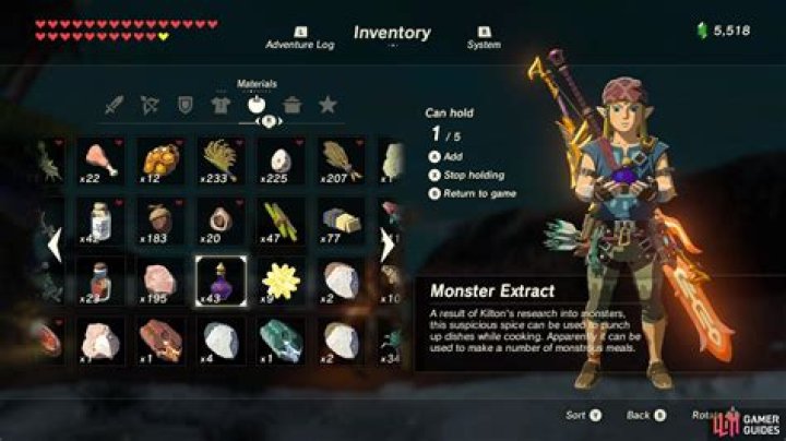 Monster Extract - Staples - Materials | The Legend of Zelda: Breath of the Wild