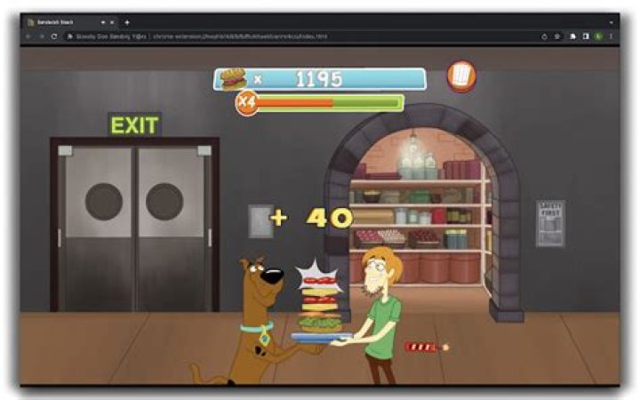 Monster Sandwich - Scooby Doo Games