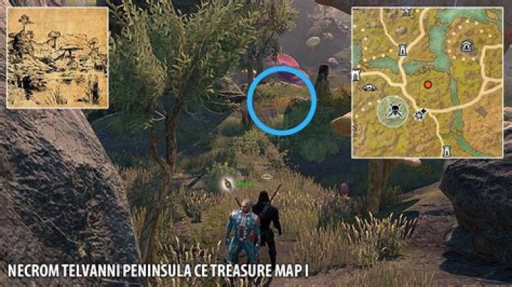 Necrom Treasure Maps Location The Elder Scrolls Online (ESO)