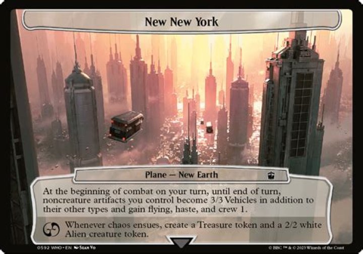 New New York | Doctor Who Commander Planechase - Planes