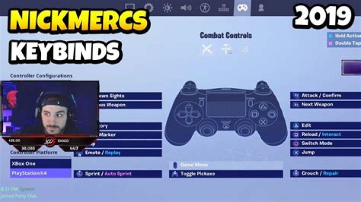 NICKMERCS Fortnite Settings, Keybinds, Sensitivity & Gear