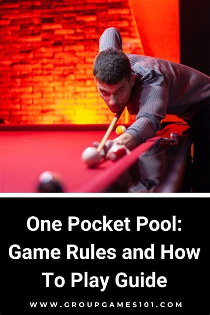 One Pocket Pool: Game Rules and How To Play Guide