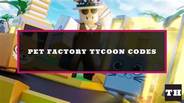 Pet Factory Tycoon Codes Wiki Roblox (January 2024)