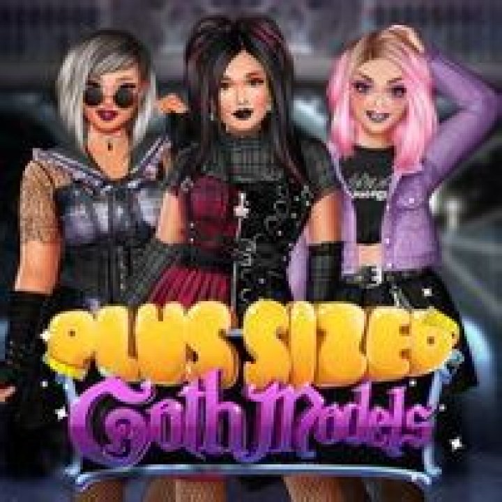 Plus Sized Goth Models - Dress Up Games