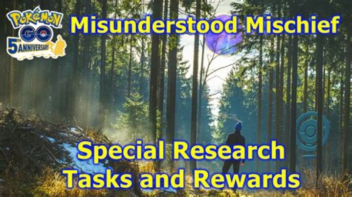 Pokemon Go Misunderstood Mischief Special Research Quest Tasks and Rewards