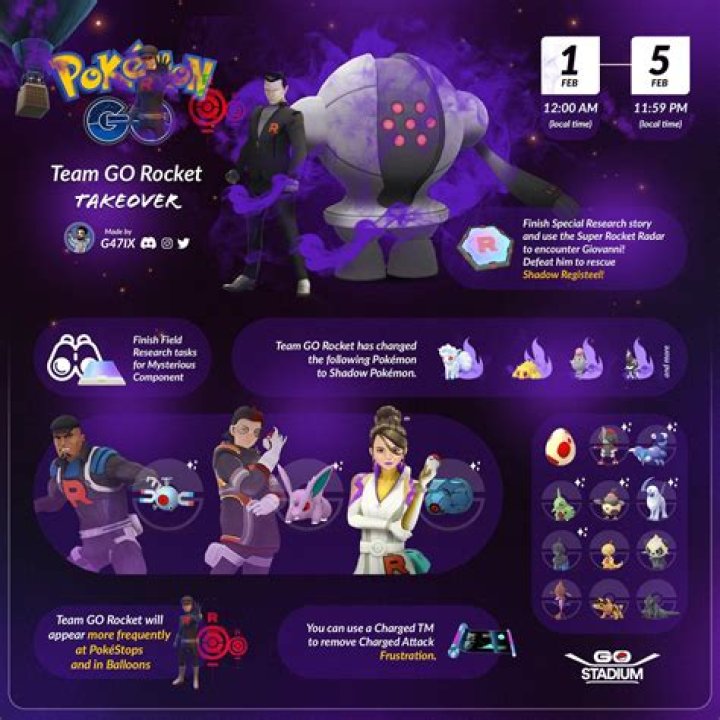 Pokemon Go Team Go Rocket Takeover 2023 Event Details
