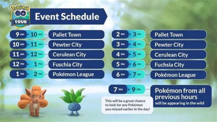 Pokemon Go Tour: Kanto event times, rewards, research and free activities explained