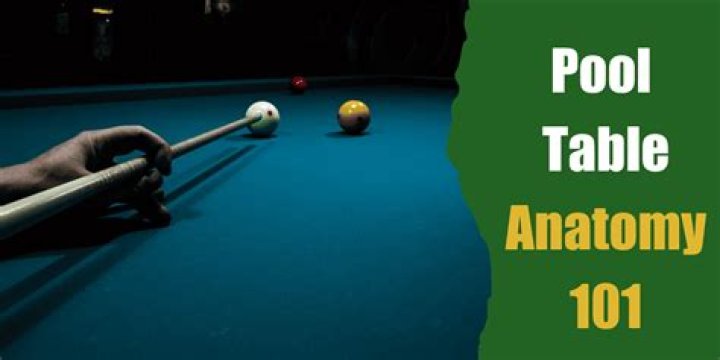 Pool Table Anatomy 101