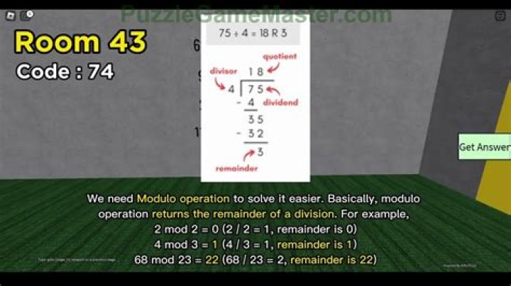 
Puzzle Doors Level 43 Roblox Answer [With Explanations]