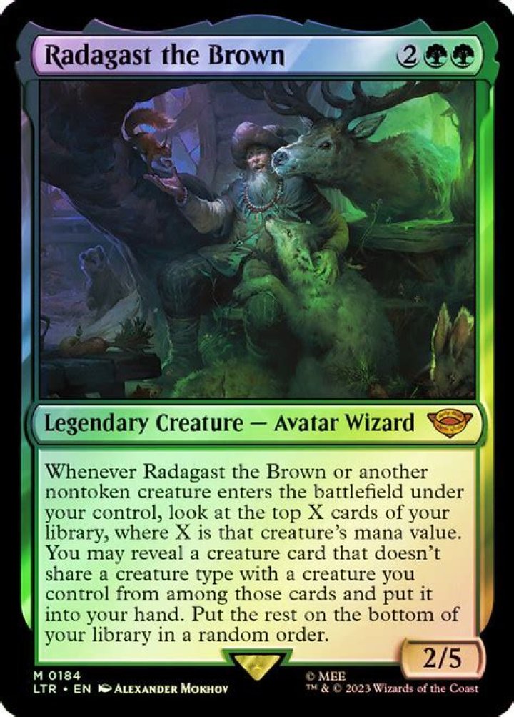 Radagast the Brown (Hand Drawn) (Serial Number) | The Lord of the Rings - Serialized