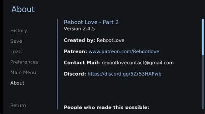 Reboot Love Part 2 [v2.6.7] [Reboot Love] | Pc| Android