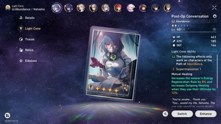 Relics, Light Cones, And More