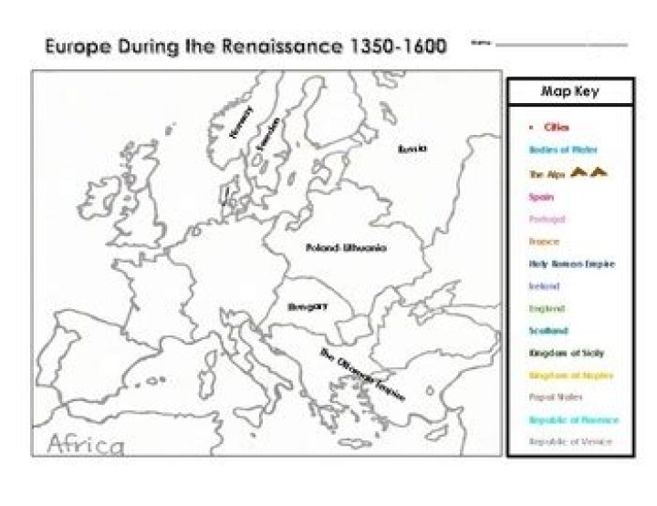 Renaissance Europe, C. 1500 Quiz