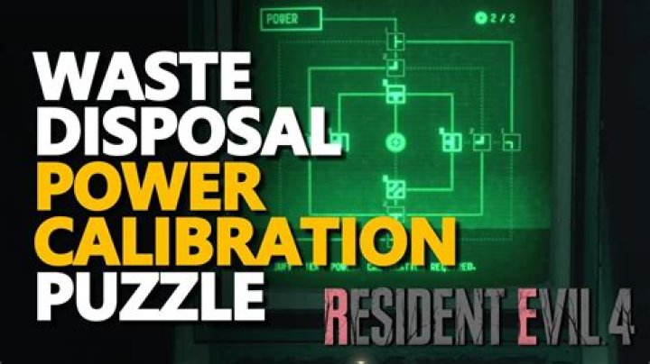 Resident Evil 4 – Waste Disposal Power Re-router Solution (Chapter 14)