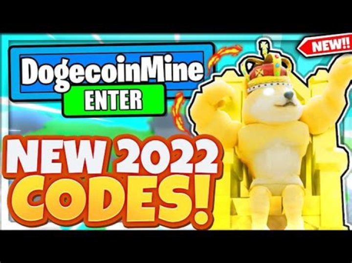 Roblox Dogecoin Mining Tycoon Codes (June 2022)