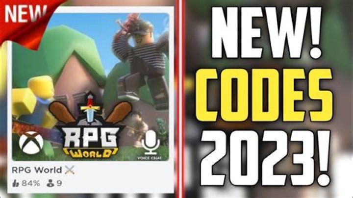 Roblox RPG World Codes (June 2021)