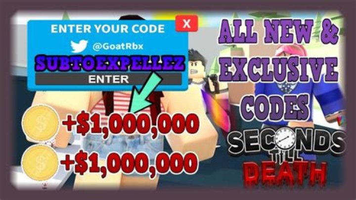 Roblox Seconds Till Death Codes (June 2022)