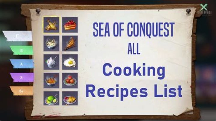 Season 2 Cooking Recipes List