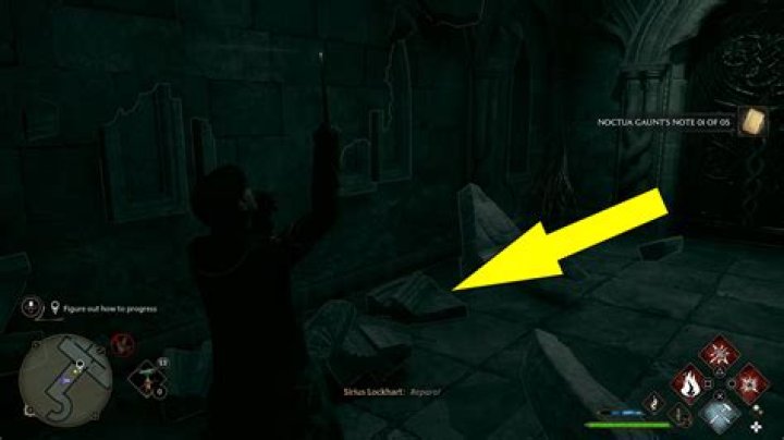 Shadow Of The Study Slytherin Door Puzzle