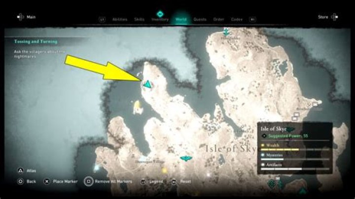 Skye Hoard Map Treasure Location