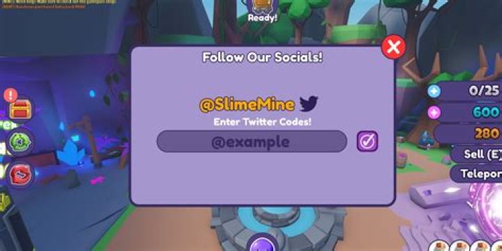 Slime Mine Codes For January 2024