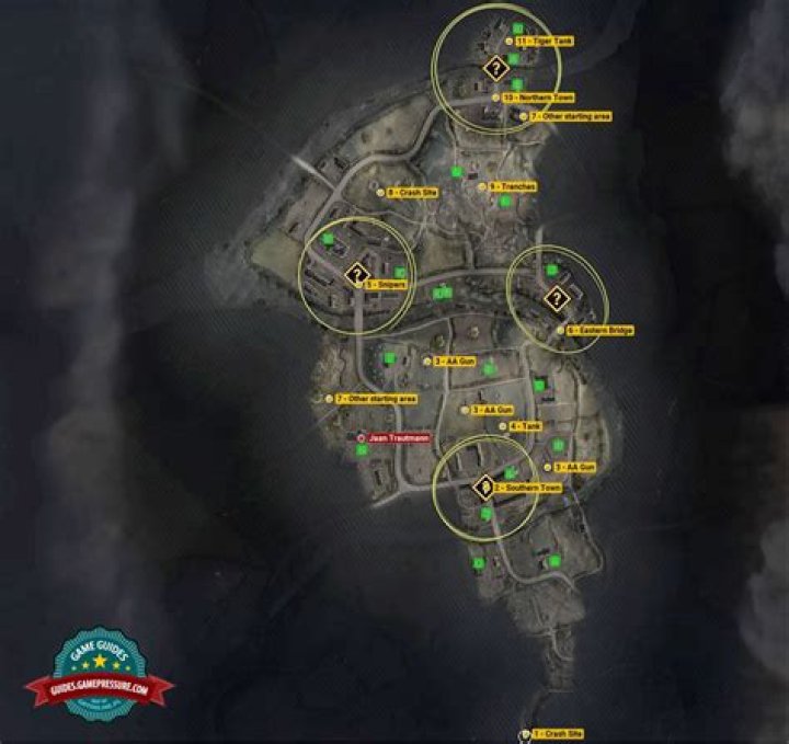 Sniper Elite 5 Mission Maps