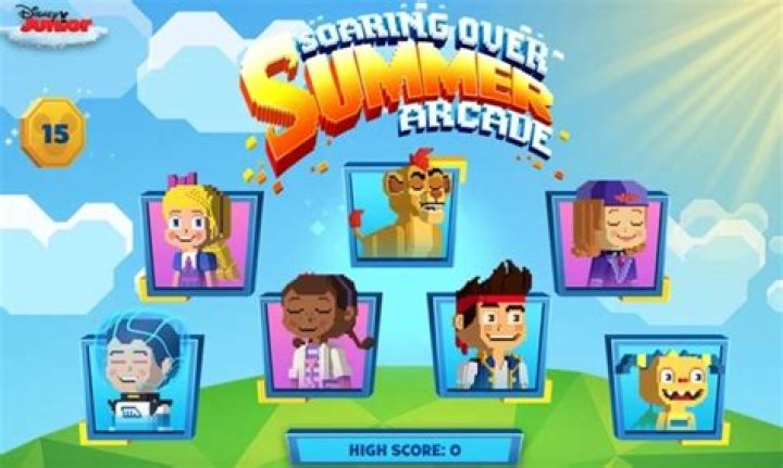 Soaring Over Summer Arcade - Disney Junior Games