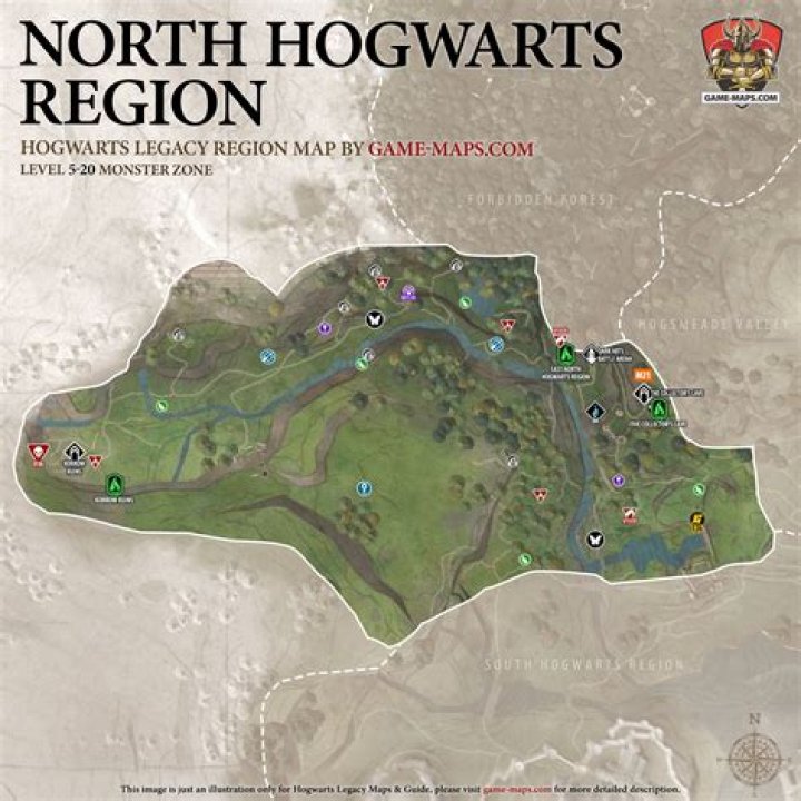 South Hogwarts Field Guide Page Locations