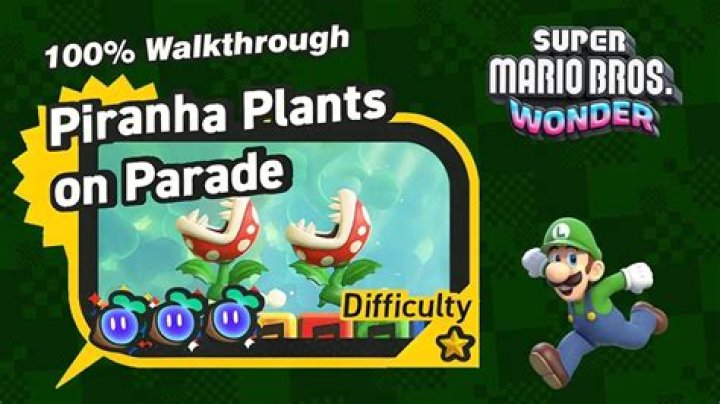 Super Mario Bros. Wonder: Piranha Plants on Parade Secret Exit