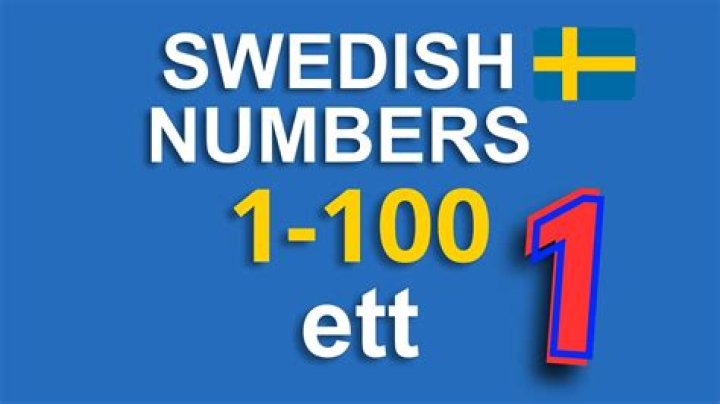 Swedish Numbers Quiz