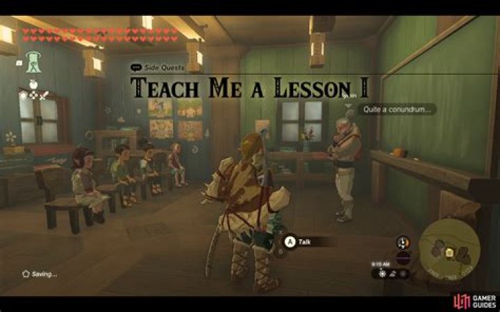 Teach Me a Lesson I - The Legend of Zelda: Tears of the Kingdom Database