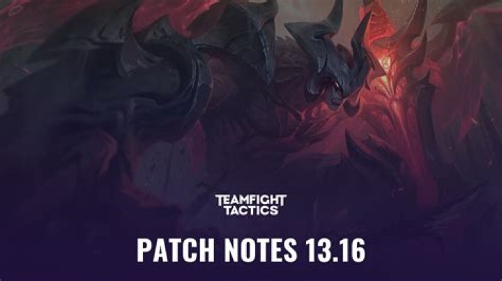 Teamfight Tactics 13.16 Patch Notes