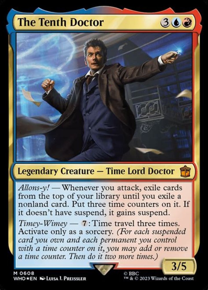 The Fugitive Doctor (Surge Foil) | Doctor Who Commander - Alternate Foil