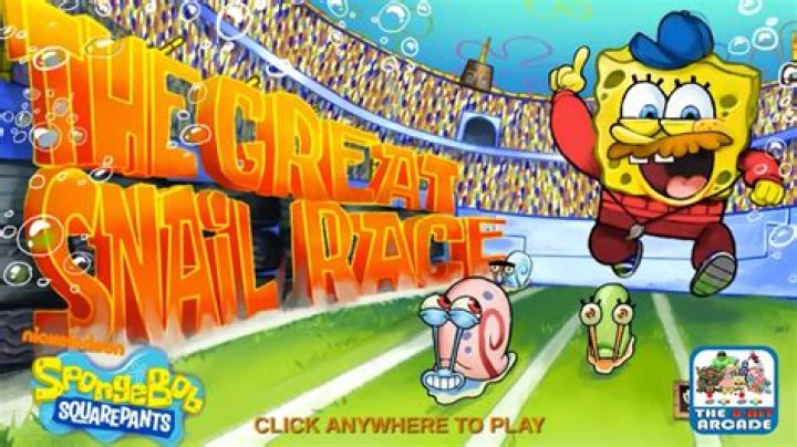 The Great Snail Race - Spongebob Games