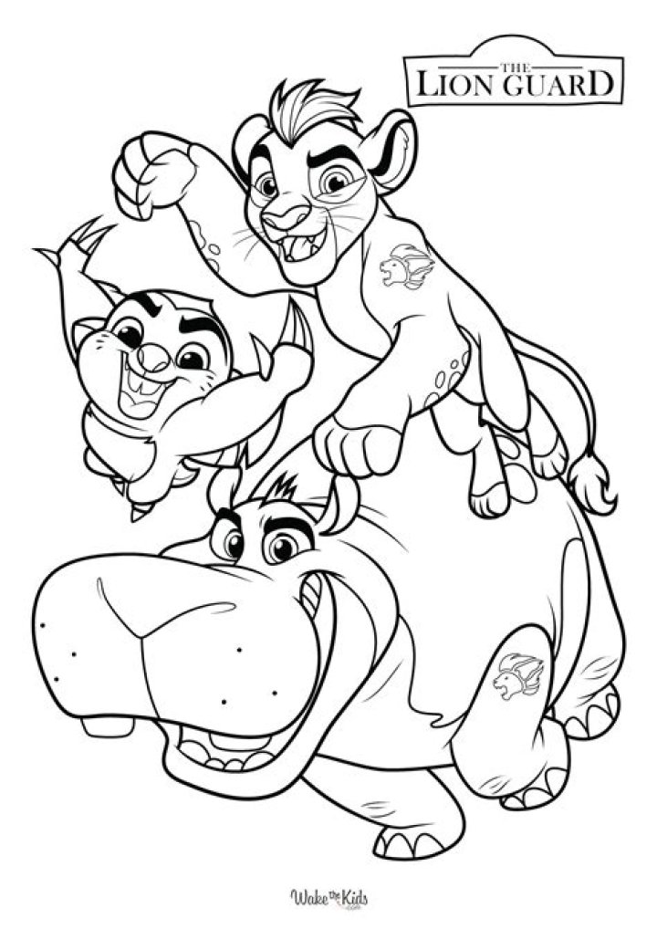 The Lion Guard Coloring - The Lion Guard Games